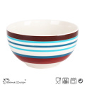 16PCS Stripe Handpainting cerâmica Dinner Set